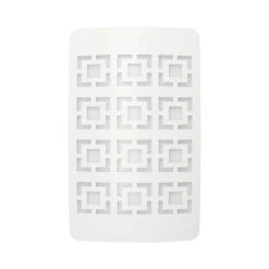 White Geosquare Decoplug LED Night Light -Lamp Parts westek night lights nl dpgs w 1f 1000