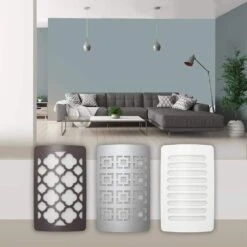 White Geosquare Decoplug LED Night Light -Lamp Parts westek night lights nl dpgs w 76 1000