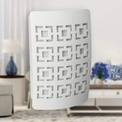 White Geosquare Decoplug LED Night Light -Lamp Parts westek night lights nl dpgs w c3 1000