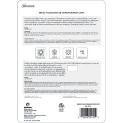 150 Lumens Motion Activated Dusk To Dawn LED Night Light -Lamp Parts westek night lights nl fdlt fa 1000