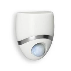 White Indoor Geometric Motion-Sensing LED Night Light