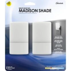 Madison Shade Automatic LED Night Light (2-Pack) -Lamp Parts westek night lights nl mdsn 2 44 1000