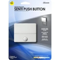 Sento Push Button LED Night Light -Lamp Parts westek night lights nl mnti 44 1000