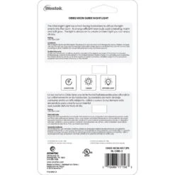 Orbis Neon Guide LED Night Light (2-Pack) -Lamp Parts westek night lights nl orbs 2 fa 1000