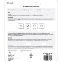 Frosted Manual Switch LED Night Light (2-Pack) -Lamp Parts westek night lights nl tipi f2 fa 1000