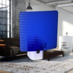 Blue Wave Translucent Screen Automatic LED Night Light -Lamp Parts westek night lights nl wave bl c3 1000