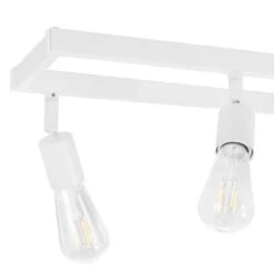 Globe Electric 36 In. 6-Light Matte White Track Lighting With Pivoting Track Heads -Lamp Parts weston globe electric track lighting kits 91008040 4f 1000