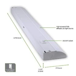 Premium Direct Wire 12 In. LED White Under Cabinet Light 12 Premium Direct Wire 12 In. LED White Under Cabinet Light -Lamp Parts white 1 pack enbrighten under cabinet bar lights 26763 40 1000