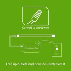 Premium Plug-In 18 In. LED White Under Cabinet Light, Linkable -Lamp Parts white 1 pack enbrighten under cabinet bar lights 38846 t1 fa 1000