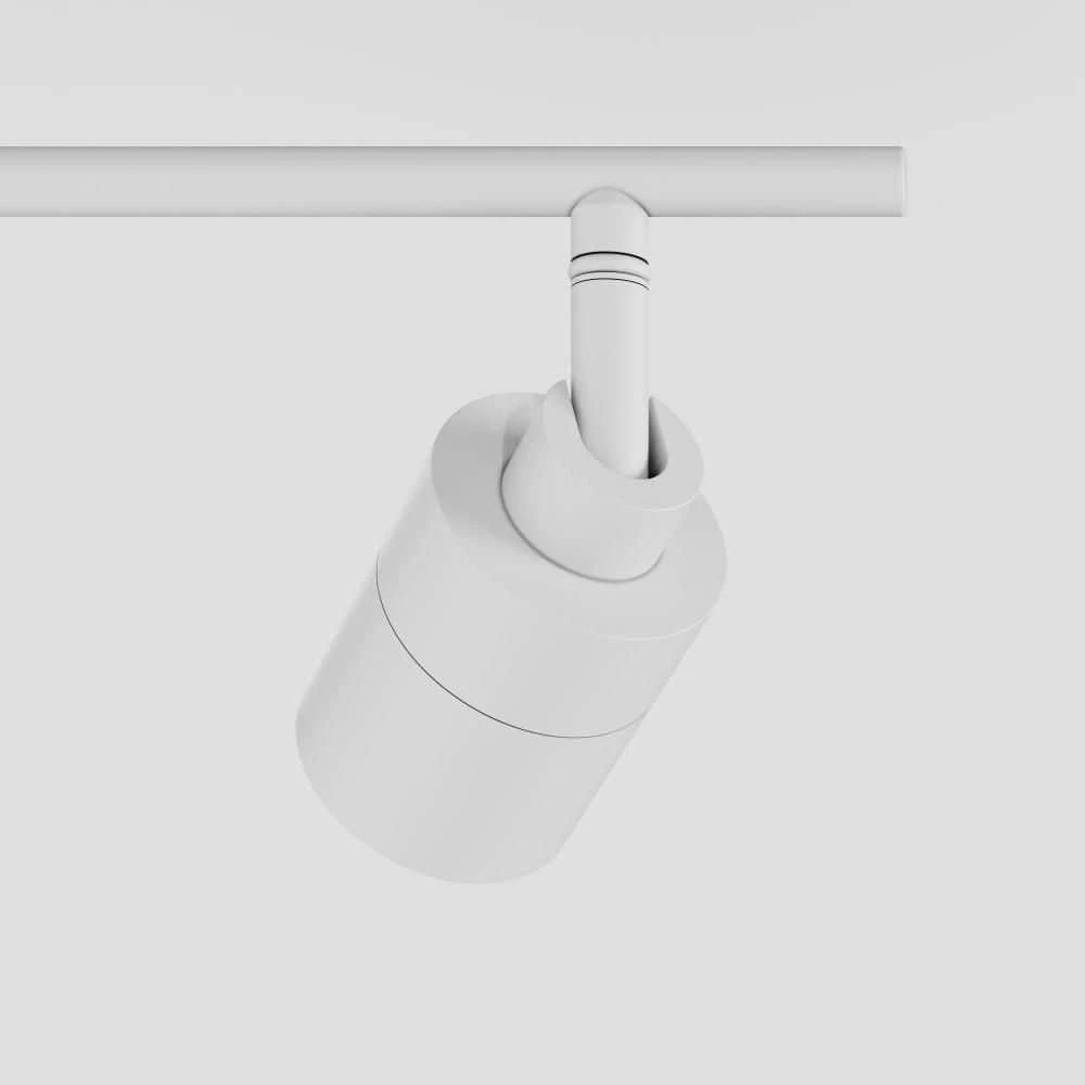 Shura White 4-Light Track Light With Rotatable Heads, Integrated LED Bulbs, 4 Ft. Track Lighting Kit, 3500K, 1820 Lumens 10 Shura White 4-Light Track Light With Rotatable Heads, Integrated LED Bulbs, 4 Ft. Track Lighting Kit, 3500K, 1820 Lumens - Image 8