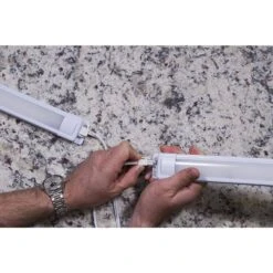 Premium Plug-In 36 In. LED White Under Cabinet Light (4-Pack) -Lamp Parts white 4 pack ge under cabinet bar lights 60453 fa 1000