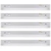 18 In. Kitchen Pantry Laundry LED Under Cabinet Light W/Adjustable Beam, 3 CCT, Grow Mode For Indoor Gardening (5-Pack) 2 18 In. Kitchen Pantry Laundry LED Under Cabinet Light W/Adjustable Beam, 3 CCT, Grow Mode For Indoor Gardening (5-Pack) -Lamp Parts white 5 pack eti lighting under cabinet bar lights 53508101 uc 5pk 64 1000