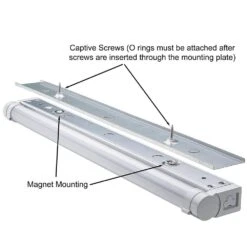 18 In. Kitchen Pantry Laundry LED Under Cabinet Light W/Adjustable Beam, 3 CCT, Grow Mode For Indoor Gardening (5-Pack) -Lamp Parts white 5 pack eti lighting under cabinet bar lights 53508101 uc 5pk c3 1000