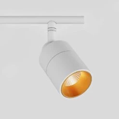 Shura White 4-Light 5CCT Track Light, 5 Color Selectable, Integrated LED Bulbs, 3 Ft Track Light Kit, 1820 Lumen -Lamp Parts white 5cct vidalite track lighting kits ce1060203 fa 1000