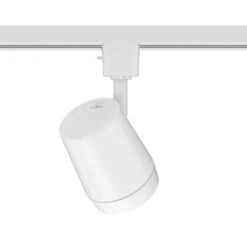 Ocularc 7011 4 Ft. White Integrated LED 5CCT Ceiling Mounted Hardwired Track Lighting Kit With 3 Cylinder Track Heads -Lamp Parts white 5cct wac lighting track lighting kits h 7011 3 cs wt 44 1000