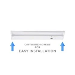 AFX Elena 2.75 In. Hardwired White Integrated LED Under Cabinet Light -Lamp Parts white afx under cabinet bar lights elnu40wh 76 1000
