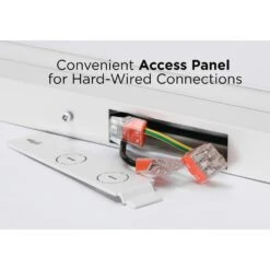 AFX Elena 2.75 In. Hardwired White Integrated LED Under Cabinet Light -Lamp Parts white afx under cabinet bar lights elnu40wh fa 1000