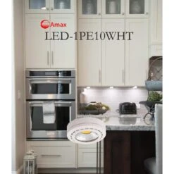 Cord And Plug LED White Puck Light 9 Cord And Plug LED White Puck Light -Lamp Parts white amax lighting puck lights led 1pe10wht 31 1000