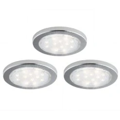 3-Pack Under-Cabinet LED Puck Light