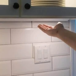 Plug-In LED WiFi Motion And RF Remote Controlled Expansion Under Cabinet Puck Light With Exchangeable Shell -Lamp Parts white black and bronze rings puck lights pip rgb a 31 1000