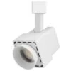 White 20 W Integrated LED Linear Track Cylinder Track Step Head With Adjustable Wattage And Kelvin -Lamp Parts white cal lighting track lighting heads ht 602mc wh 64 1000