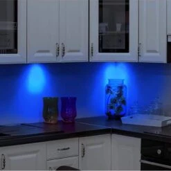 Plug-in And Direct Wire 3PK 4 In. 220 Lumens RGBW Ultra Slim Integrated LED Under Cabinet Puck Light -Lamp Parts white commercial electric puck lights cab301u1 4wdc24v ir5 g2 fa 1000