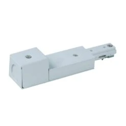 Linear Track White Conduit Power Feed