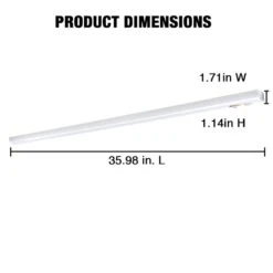 Plug-In 36 Inch Linkable LEDUndercabinet Light Task Under Counter Kitchen Lighting 3 Color Temperature Options -Lamp Parts white commercial electric under cabinet bar lights 53507102 1f 1000