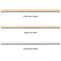 Plug-In 36 Inch Linkable LEDUndercabinet Light Task Under Counter Kitchen Lighting 3 Color Temperature Options -Lamp Parts white commercial electric under cabinet bar lights 53507102 a0 1000