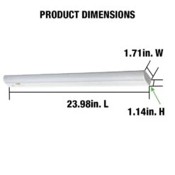 Plug-In 24 Inch Linkable LEDUndercabinet Light Task Under Counter Kitchen Lighting 3 Color Temperature Options -Lamp Parts white commercial electric under cabinet bar lights 54194202 1f 1000