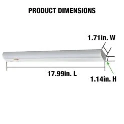 18 In. 8-Watt Plug-in Color Changing LED Under Cabinet Light 3-Position Switch Linkable 500 Lumens (5-Pack) -Lamp Parts white commercial electric under cabinet bar lights 54195202 5pk 1f 1000