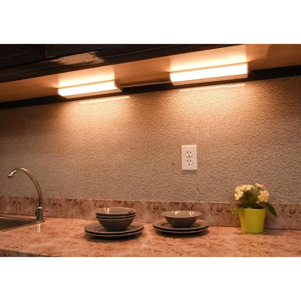 Direct Wire Aluminum 12 In. LED White CCT Changing Under Cabinet Light 4 Direct Wire Aluminum 12 In. LED White CCT Changing Under Cabinet Light - Image 2