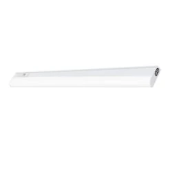 24 In. Plug-In White Integrated LED Linkable 2-Brightness Level Under Cabinet Light Task/Kitchen 5 Selectable White CCT