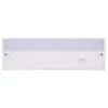 12 In. Hardwired/Plug-in White Finish Dimmable Warm White Integrated LED Linkable Under Cabinet Light -Lamp Parts white craftmade under cabinet bar lights 647881235215 64 1000