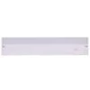18 In. Hardwired/Plug-in White Finish Dimmable Warm White Integrated LED Linkable Under Cabinet Light