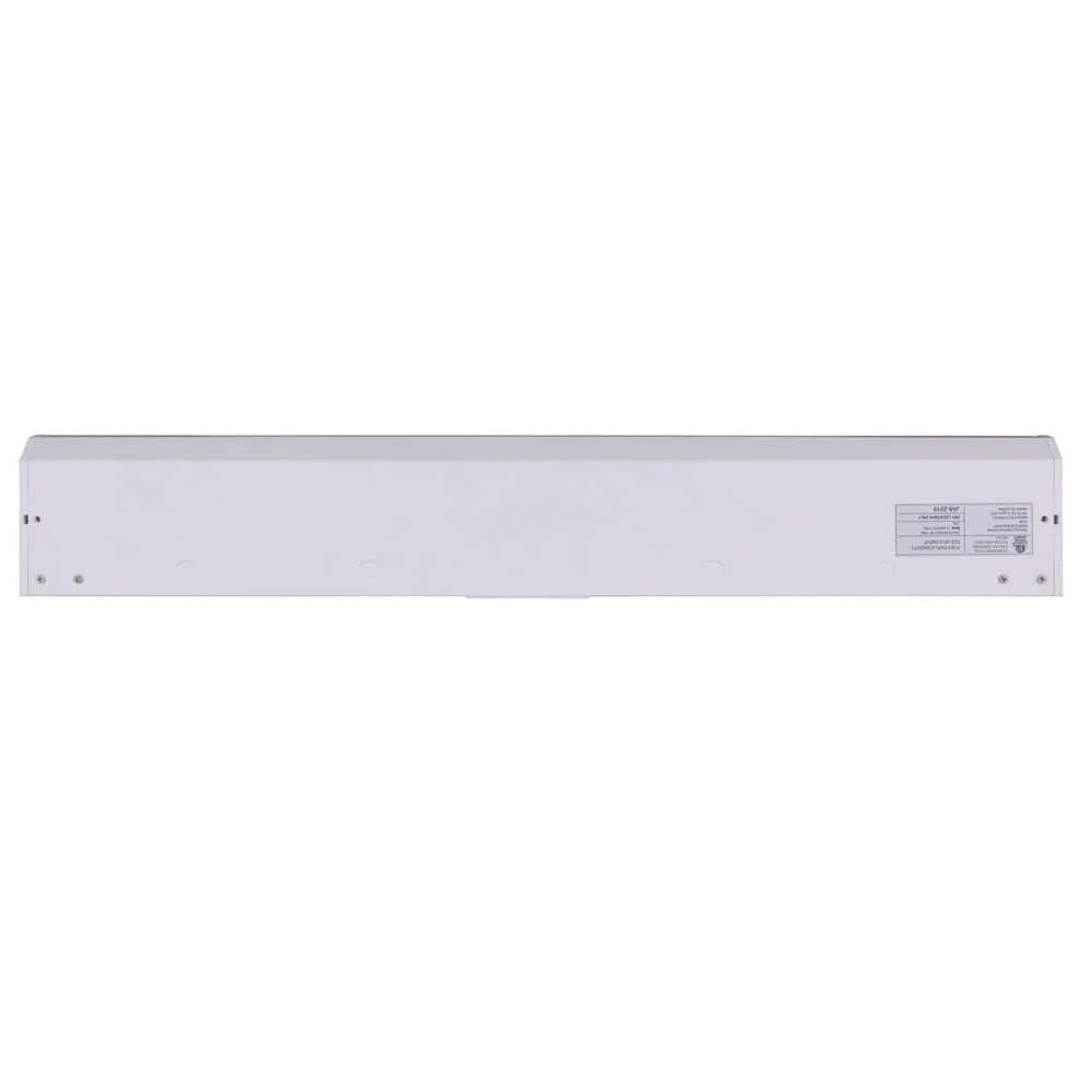 24 In. Hardwired/Plug-in White Finish Dimmable Warm White Integrated LED Linkable Under Cabinet Light 5 24 In. Hardwired/Plug-in White Finish Dimmable Warm White Integrated LED Linkable Under Cabinet Light - Image 3
