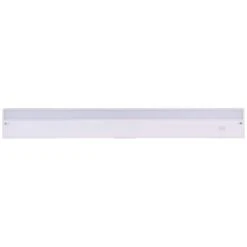 30 In. Hardwired/Plug-in White Finish Dimmable Warm White Integrated LED Linkable Under Cabinet Light