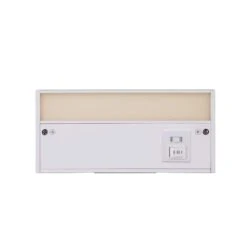 8 In. Hardwired/Plug-in White Finish Dimmable Integrated LED Adjustable White CCT Linkable Under Cabinet Light -Lamp Parts white craftmade under cabinet bar lights 647881240561 1f 1000