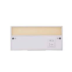 8 In. Hardwired/Plug-in White Finish Dimmable Integrated LED Adjustable White CCT Linkable Under Cabinet Light -Lamp Parts white craftmade under cabinet bar lights 647881240561 fa 1000