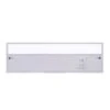 12 In. Hardwired/Plug-in White Finish Dimmable Integrated LED Adjustable White CCT Linkable Under Cabinet Light -Lamp Parts white craftmade under cabinet bar lights 647881240585 64 1000