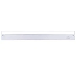 30 In. Hardwired/Plug-in White Finish Dimmable Integrated LED Adjustable White CCT Linkable Under Cabinet Light