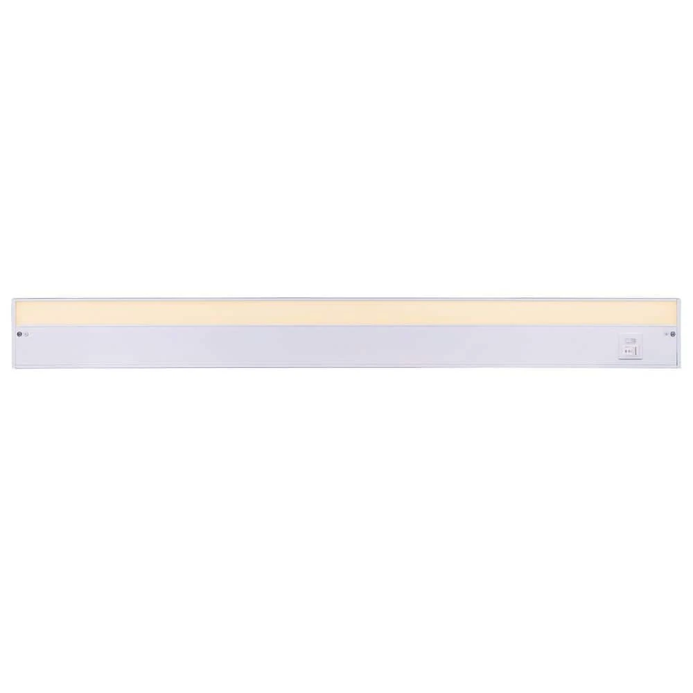 36 In. Hardwired/Plug-in White Finish Dimmable Integrated LED Adjustable White CCT Linkable Under Cabinet Light 4 36 In. Hardwired/Plug-in White Finish Dimmable Integrated LED Adjustable White CCT Linkable Under Cabinet Light - Image 2