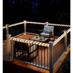 16.4 Ft. Plug-In Bright White LED 360° Outdoor Dimmable Linkable Rope Light With Remote Control 16 16.4 Ft. Plug-In Bright White LED 360° Outdoor Dimmable Linkable Rope Light With Remote Control -Lamp Parts white ecosmart rope lights al nr ww 16ft a0 1000