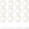12 Light Dimmable Color Changing Warm White Integrated LED Under Cabinet Puck Light With Remote, Timer White 12-Pack -Lamp Parts white ekieudl puck lights 27e228ph007 64 1000