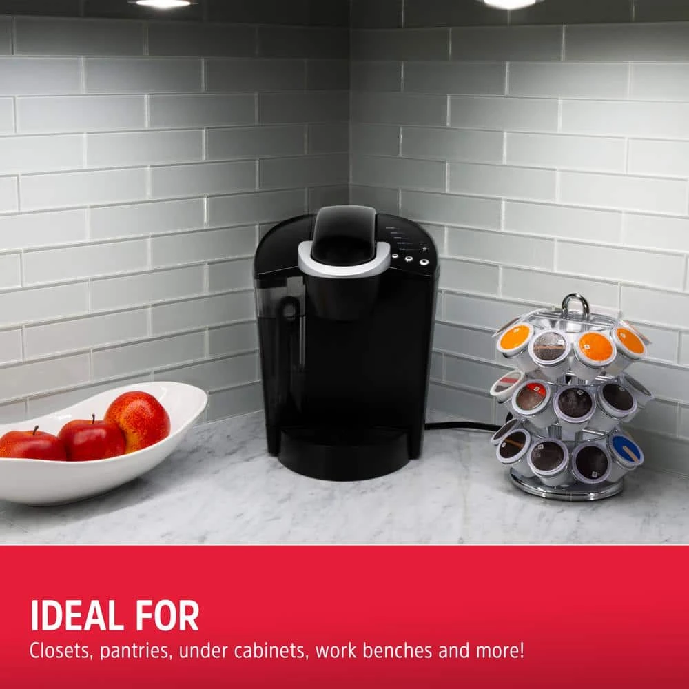 Energizer Battery Operated LED Puck Lights With Remote (2-Pack) 8 Energizer Battery Operated LED Puck Lights With Remote (2-Pack) - Image 6