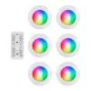 Energizer Battery Operated Color-Changing LED Puck Lights With Remote (6-Pack) -Lamp Parts white energizer puck lights 59332 t1 64 1000