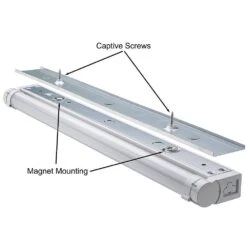 24 In. Linkable LED Beam Adjustable Under Cabinet Strip Light Plug In or Direct Wire 700 Lumens 3000K Dimmable (5-Pack) -Lamp Parts white eti lighting under cabinet bar lights 53504111 5pk 1d 1000