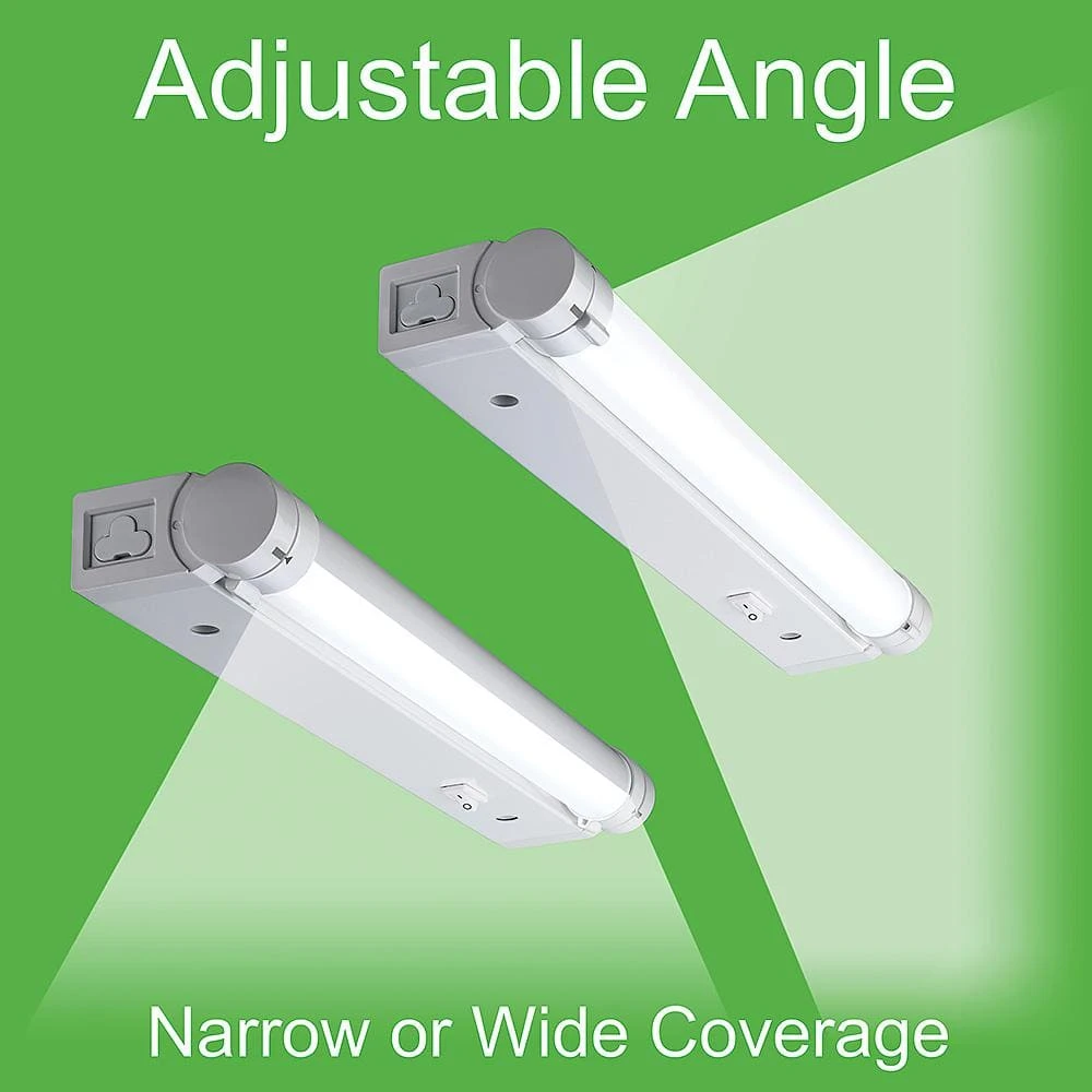 42 In. Linkable LED Beam Adjustable Under Cabinet Strip Light Plug In or Direct Wire 1500 Lumens 3000K Dimmable (5-Pack) 5 42 In. Linkable LED Beam Adjustable Under Cabinet Strip Light Plug In or Direct Wire 1500 Lumens 3000K Dimmable (5-Pack) - Image 3