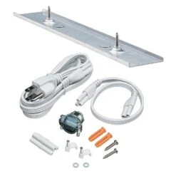 42 In. Linkable LED Beam Adjustable Under Cabinet Strip Light Plug In or Direct Wire 1500 Lumens 3000K Dimmable (5-Pack) 24 42 In. Linkable LED Beam Adjustable Under Cabinet Strip Light Plug In or Direct Wire 1500 Lumens 3000K Dimmable (5-Pack) -Lamp Parts white eti lighting under cabinet bar lights 53506111 5pk 44 1000