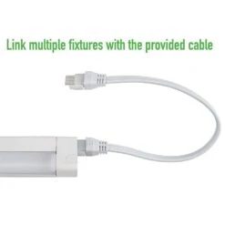 40 In. Ultra Thin Magnetic Shelf Light Plug-in LED Under Cabinet Light Easy Installation 1000 Lumens 5000K Daylight -Lamp Parts white eti lighting under cabinet bar lights 535091610 uc 4f 1000